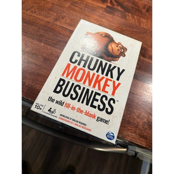 Spinmaster Chunky Monkey Business Card Game - Picture 2 of 8